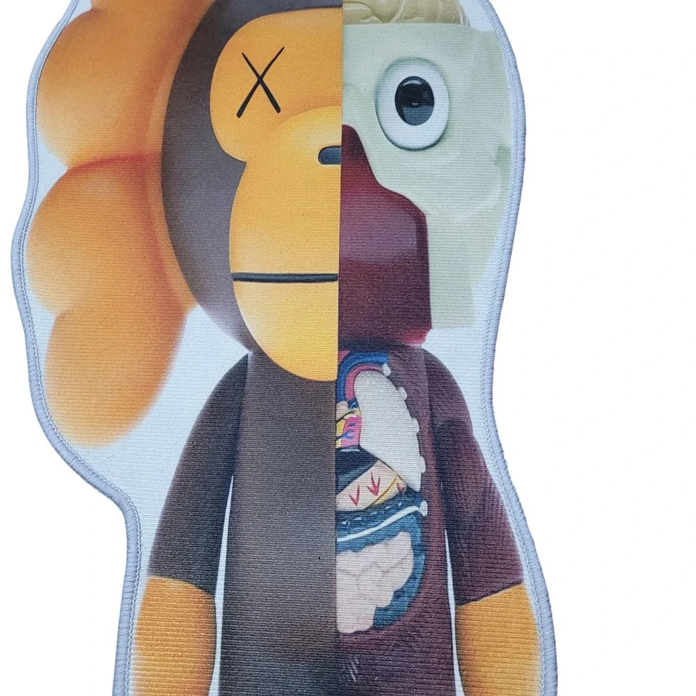 KAWS x Bape Dissected Milo Rug Bath Mat Collectible Art Decor Baby Milo 16